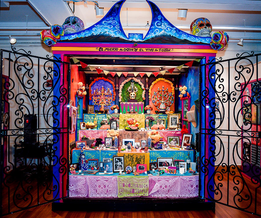 day of the dead altar.