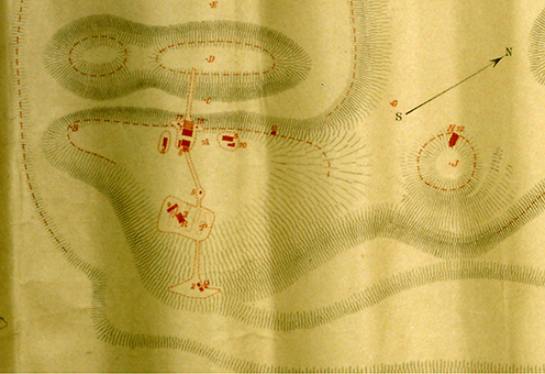 Detail of map by Napp