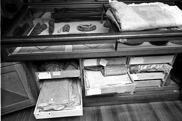 old storage barkcloth