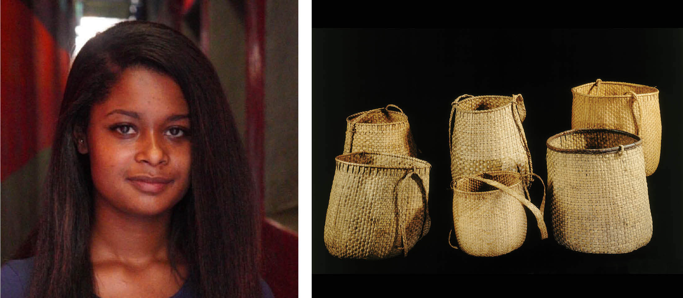 alyssa harris and some baskets.