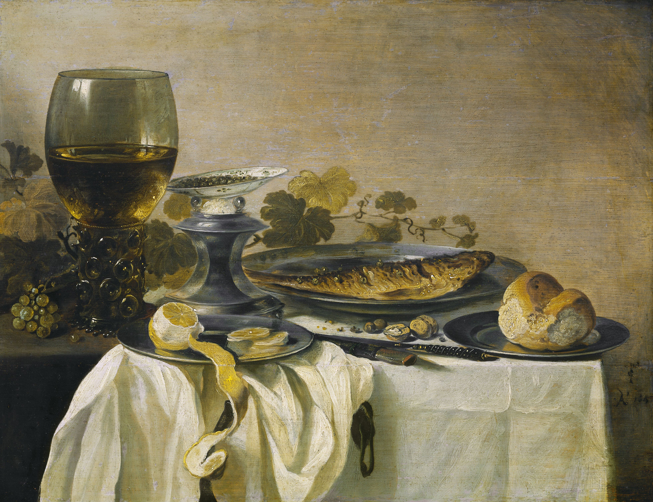 Detail: Still Life with Fish