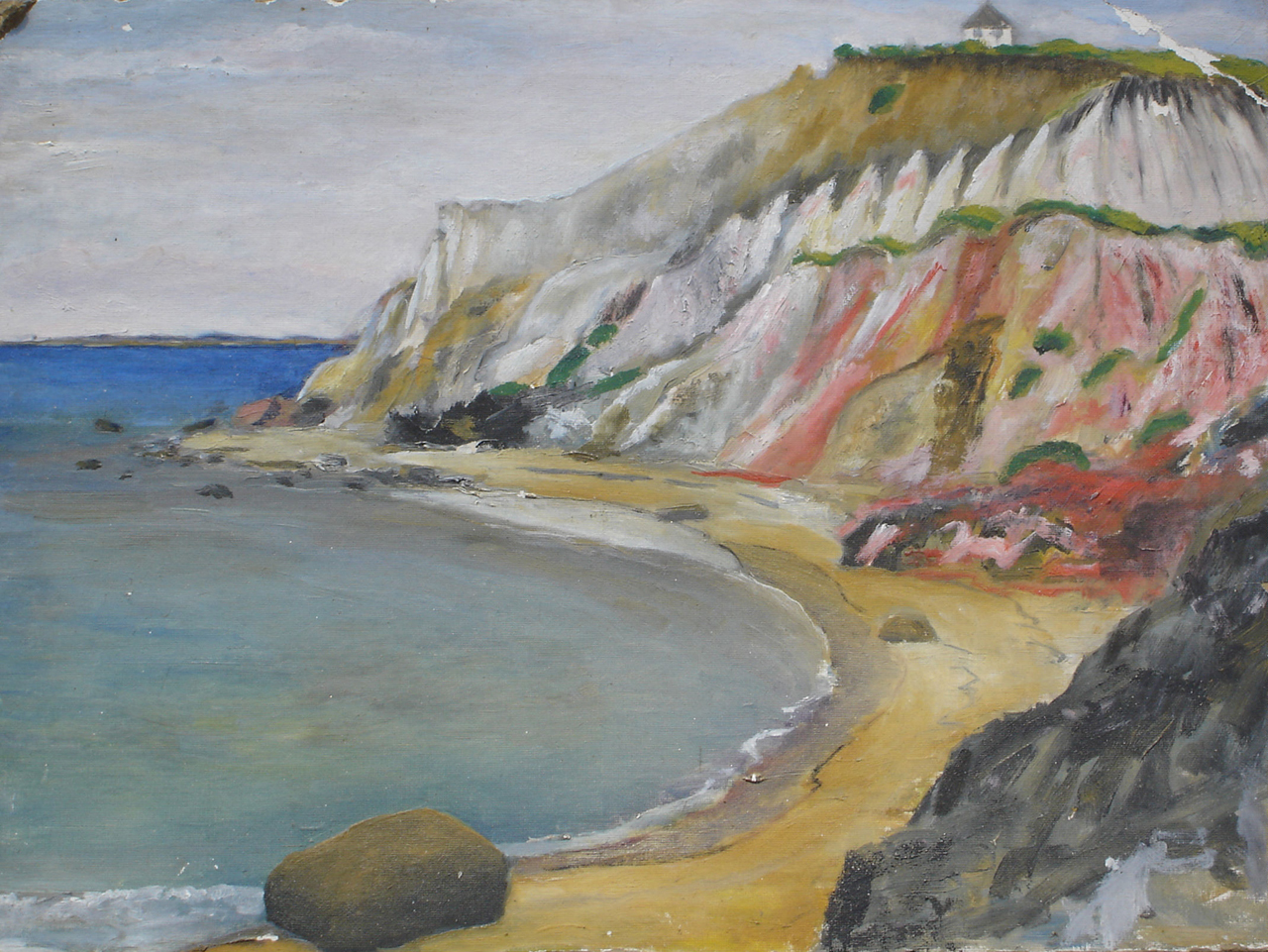 Painting of Aquinnah Cliffs