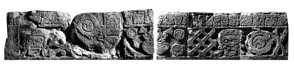 Photo of Uxmal, Monument 3, J-L (2004.15.5.9.62), and L-M (2004.15.5.9.63)
