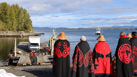 Gitxaala pole return elders 