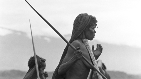 Women dancing.