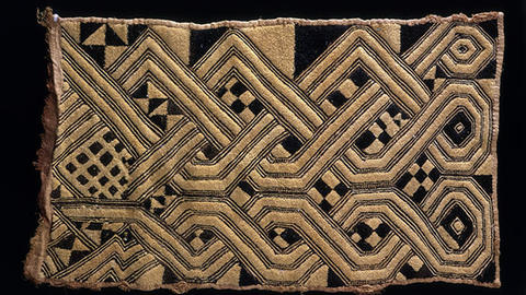 Kuba raffia pile-cloth from the Congo region of Africa (formerly Zaire),17-41-50/B2047