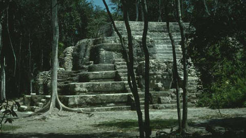 Structure E-VII at Uaxactun.