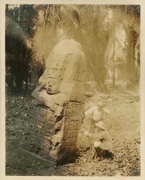 Quirigua's Stela K, c. 1910