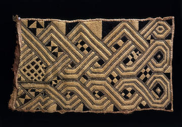 Kuba raffia pile-cloth from the Congo region of Africa (formerly Zaire),17-41-50/B2047