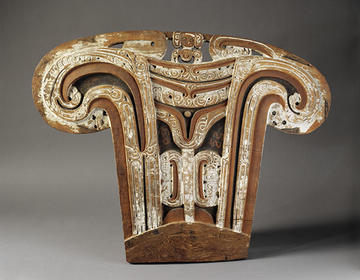 Canoe prow splashboard from Massim region of the Trobriand Islands, Papua New Guinea,11-2-70/83777