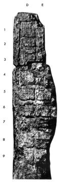 Photo of La Honradez, Stela 5, right, 2004.15.5.12.31