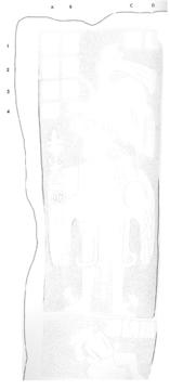 Drawing of Ixtutz, Stela 1, 2004.15.6.4.14