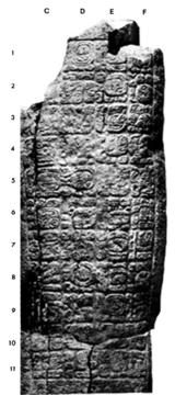 Photo of Naranjo, Stela 35, back, 2004.15.5.3.22