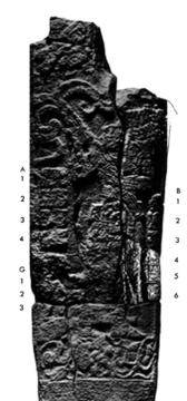 Photo of Naranjo, Stela 35, front, 2004.15.5.3.21