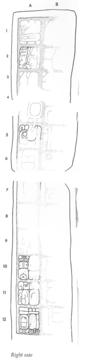 Drawing of Piedras Negras, Stela 2, right, 2004.15.6.19.6