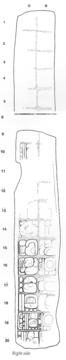 Drawing of Piedras Negras, Stela 4, right, 2004.15.6.19.13