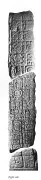 Photo of Piedras Negras, Stela 9, right