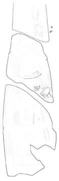Drawing of Seibal, Stela 15, front, 2004.15.6.17.15