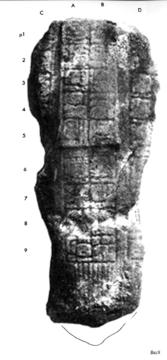 Photo of Tonina, Monument 9, back, 2004.15.5.14.39