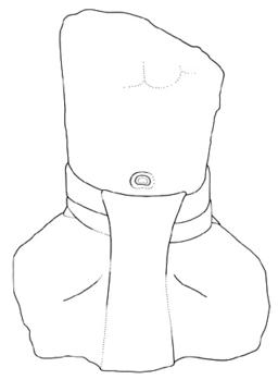 Drawing of Tonina, Monument 15, front, 2004.15.6.14.31