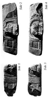 Photo of Tonina, Monument 22, sides 1-4, 2004.15.5.14.77-80