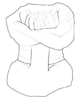 Drawing of Tonina, Monument 24, front, 2004.15.6.14.47