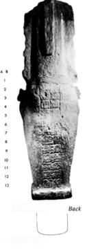 Photo of Tonina, Monument 26, back, 2004.15.5.14.90