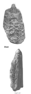 Photo of Tonina, Monument 32, front (2004.15.5.15.19) and right (2004.15.5.15.20)