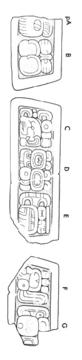 Drawing of Tonina, Monument 42, sides, 2004.15.6.15.38