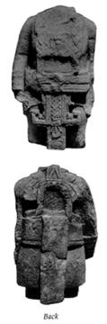 Photo of Tonina, Monument 80, front (2004.15.5.15.93) and back (2004.15.5.15.94)
