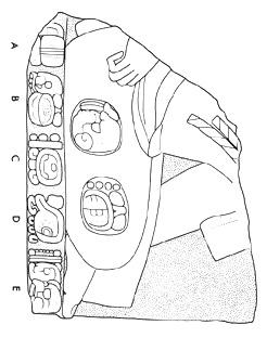 Drawing of Tonina, Monument 84, front, 2004.15.6.15.76
