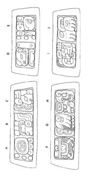 Drawing of Tonina, Monument 104, four sides, 2004.15.6.15.98