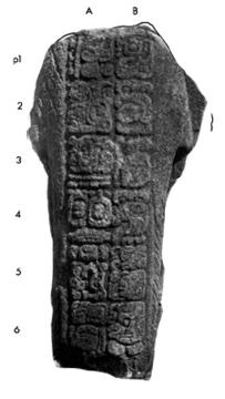 Photo of Tonina, Monument 138, back, 2004.15.5.16.44