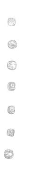 Drawing of Tonina Monument 168 left
