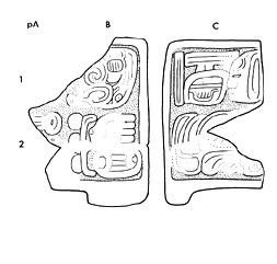 Drawing of Tonina, Miscellaneous 2, box, frag. B, 2004.15.6.16.34
