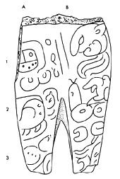 Drawing of Tonina, Miscellaneous 5, front, 2004.15.6.16.38
