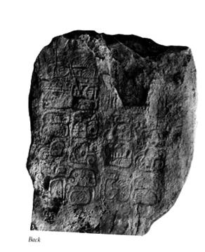 Photo of Uaxactun, Stela 4, back, 2004.15.5.13.12