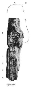 Photo of Uaxactun, Stela 7, right, 2004.15.5.13.23