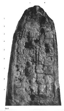 Photo of Uaxactun, Stela 18, back, 2004.15.5.13.51