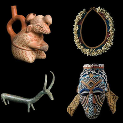 six objects from collection.