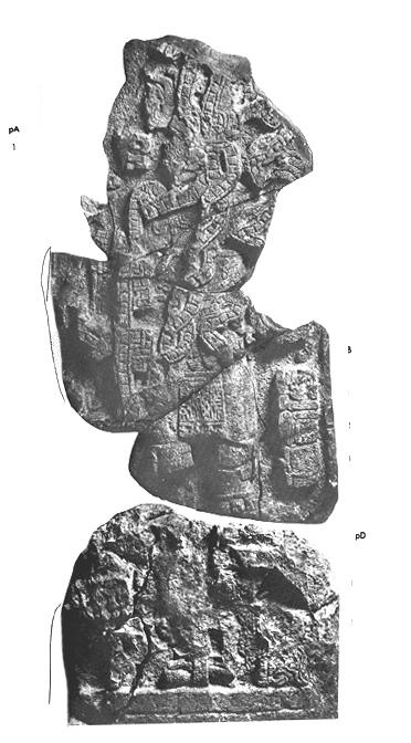Photo of Itzimte, Stela 1, front, 2004.15.5.8.1