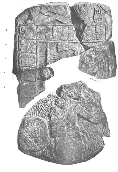 Photo of Itzimte, Stela 4, front, 2004.15.5.8.3