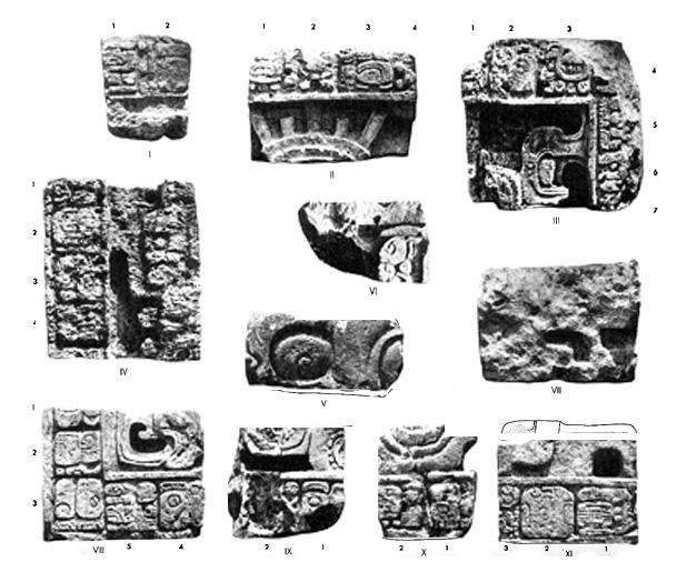 Photo of Ixtutz, Panel 1, 11 blocks, 2004.15.5.4.22