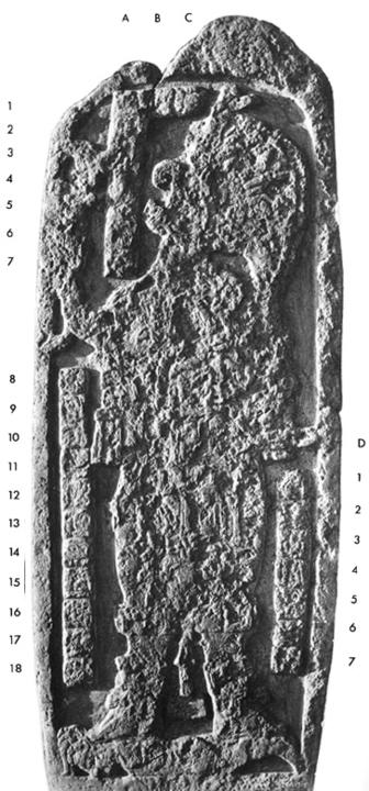 Photo of Naranjo, Stela 23, front, 2004.15.5.2.45