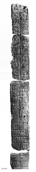 Photo of Piedras Negras, Stela 8, left