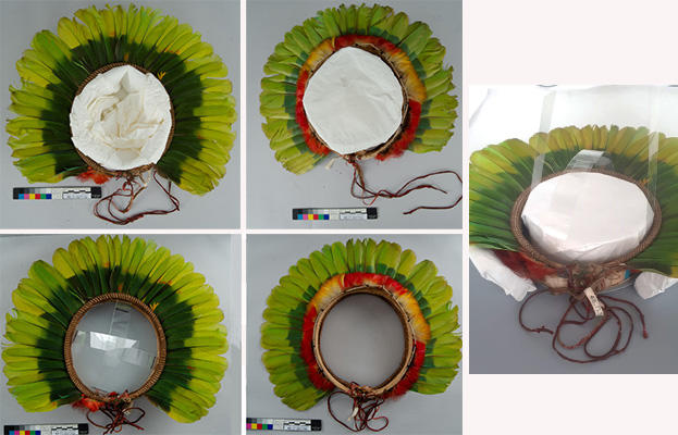 Headbands with feathers