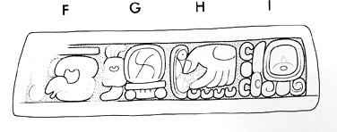 Drawing of Tonina, Monument 7, side 2