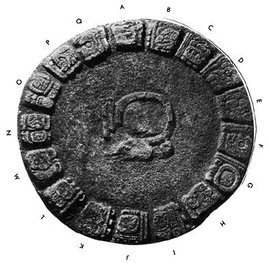 Photo of Tonina, Monument 137, disc, A-Q, 2004.15.5.16.41