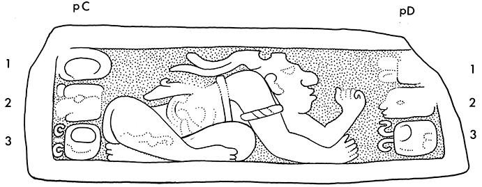 Drawing of Tonina Monument 143 pCD