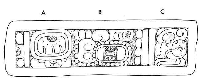 Drawing of Tonina Monument 146 pAC